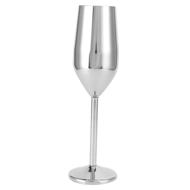 Copa de vino, copa de 200 ml, copa de champán de acero inoxidable, la mejor de su clase