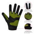 thumbnail image 3 of SAVIOR Full Finger Gym Gloves For Men Women,Palm Protection Workout Gloves,Thin Comfort Gloves For Running,Green, 3 of 6