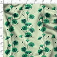 thumbnail image 3 of Soimoi Green Fabric - By the Yard - 42 Inch Wide - Florals Print Fabric - Elegant & Beautiful Patterns for Fashion and Home Decor Printed Fabric, 3 of 6