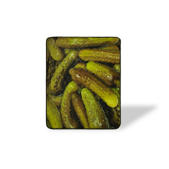 Pickles Fleece Throw Blanket | Large Soft Throw Blanket | 60 x 45 Inches