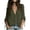 White, variant on Women's Linen Deep V Neck 3/4 Sleeve Tops Loose Fit Dressy Casual Solid Color Shirts Adjustable Drawstring Ruched Cuff Button Down Front Blouses XL