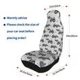 thumbnail image 6 of Haiem Gray Tractor Printed Car Seat Covers Set of 2, Universal Fit Car Seat Covers,Protective Seat Covers,Comfortable Car Seat Covers, Easy Installation Seat Covers, 6 of 9