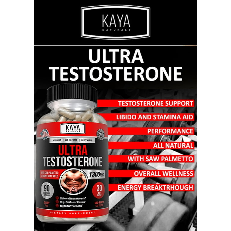 Kaya Naturals Ultra Testosterone 90Ct Muscle Testosterone