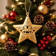 thumbnail image 5 of Christmas Tree Ornament Metal Hanging Craft Xmas Gifts Tree Hanging Craft Collectible DIY Pendant for Home Party Decor Personalized Holiday Gift for Xmas Tree, 5 of 6