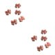 thumbnail image 3 of Sonducket 5 piezas de pinzas para el cabello de color rosa con lazo de flores y frutas, horquillas para mujeres y niñas, accesorios para diario, Lazo 2piezas Sonducket CBP442000, 3 of 5