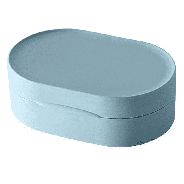Jabonera de viaje, estuche sellado para baño, gimnasio, escuela, estadio y oficina.