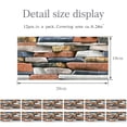 thumbnail image 3 of Goory Marble Tile Transfer Stickers Self Adhesive Removable Wall Stickers Peel and Stick Self Sticky Backsplash Tiles, 3 of 7