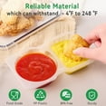 thumbnail image 6 of Nifogo 20 Sets Portion Cups with Lids, Double Compartment Condiment Containers, Snack Pack Containers for Commercial Takeaway, 6 of 9