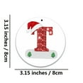 thumbnail image 1 of Birdeem Christmas Alphabet Decorations Personalized for Gift Christmas Tree Hanging Ornament Diy Decorations, 1 of 10