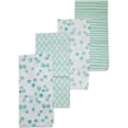 thumbnail image 3 of Spasilk Receiving Baby Blankets, 100% Cotton Flannel Blankets, Pack of 4, Green Dots, 3 of 6
