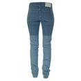 thumbnail image 2 of Surface to Air Women's Horizontal Super Skinny Jeans 27 Light Blue, 2 of 2