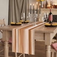 thumbnail image 2 of Brown Grey Table Runner Abstract Art Oil Painting Blue Ombre Tablerunners 14 x 72 Inch, Table Decorations Tabletop Scarf for Summer Gathering Holiday Farmhouse Kitchen Dining Decor, 2 of 8