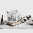 thumbnail image 2 of Koyal Wholesale Stainless Steel Campfire Coffee Mug, #1 German Teacher, 1-Pack, 2 of 4