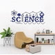 thumbnail image 4 of BlueCalcomanía de pared Ciencia Arte Química Etiqueta de la pared para el laboratorio escolar Calcomanía del hogar para maestros Decoración de la habitación de los niños Dw2960 (az, 4 of 5