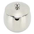 thumbnail image 1 of Large Stainless Steel Sugar Bowl Spice Jar With Lid Storage For Salt Candy Coffee Dishwasher Safe Silver, 1 of 6