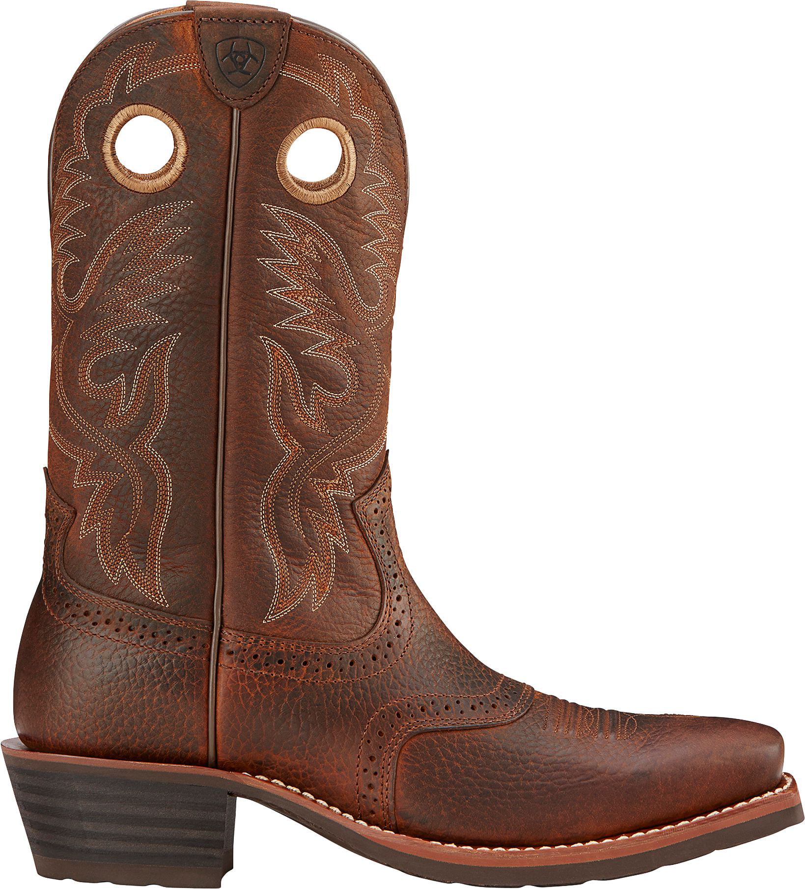 Ariat Heritage Roughstock Western Boots Kids’ Leather Country Riding Boot
