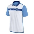 thumbnail image 2 of Men's Nike  White/Light Blue Brooklyn Dodgers Rewind Stripe Polo, 2 of 3