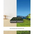 thumbnail image 4 of INTEX 64777E Dura-Beam Standard Prestige Air Mattress: Fiber-Tech – Twin Size – Hand-Held Battery Pump – 10in Bed Height – 300lb Weight Capacity,Green, 4 of 5