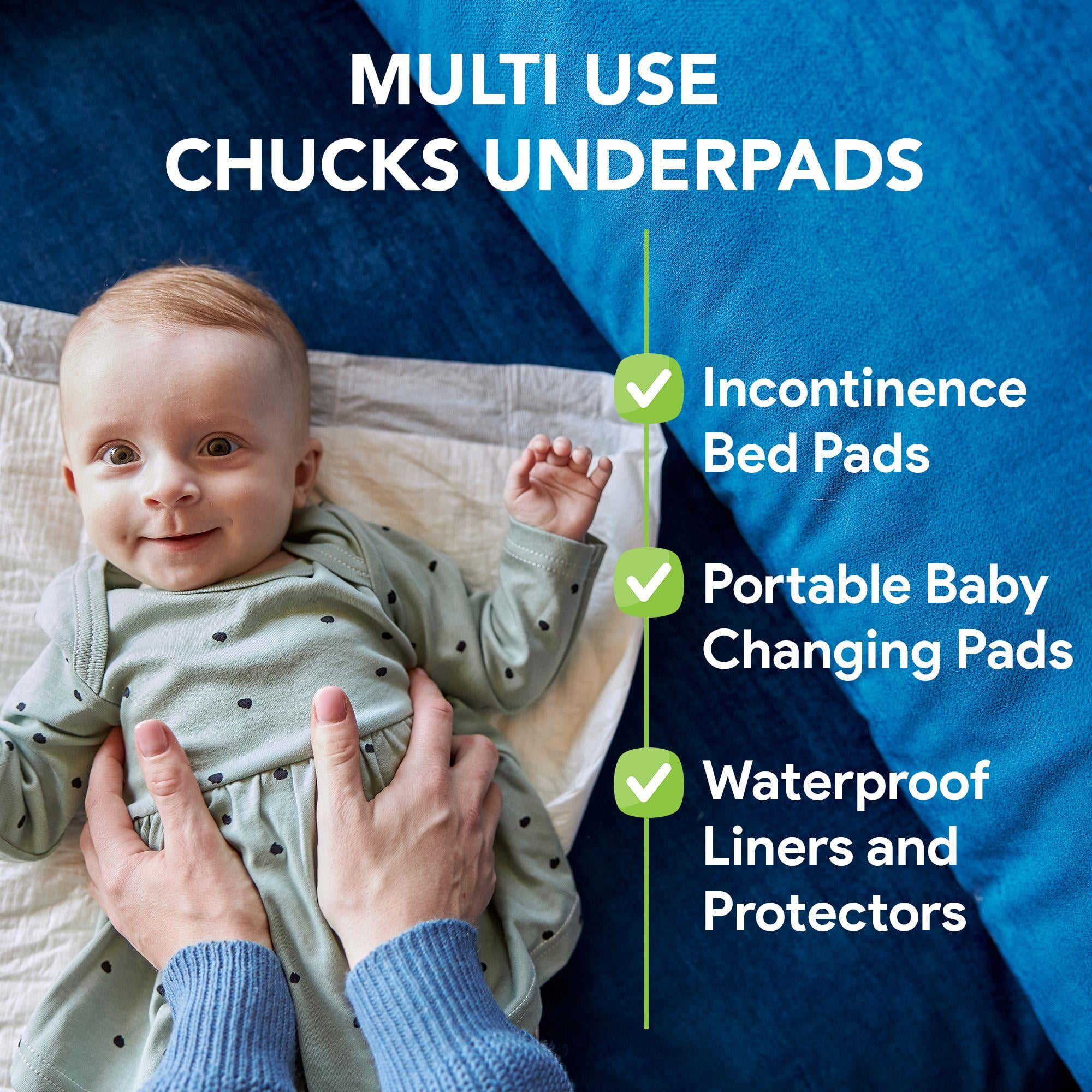 Proheal Disposable Heavy Absorbent Underpads (120 Pack) 30"x36" - Incontinence Chux Bed Pads