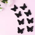 thumbnail image 4 of 12Pcs Black Butterfly Hair Clips, Cute Lace Embroidery Flower Butterfly Hair Bow for Women Girls Fairy Butterfly Hair Pins Hair Accessories Halloween Christmas Party Decor (Black), 4 of 14
