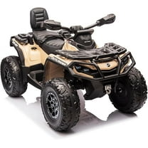 EastVita 2 Seater Ride On ATV for Kids, 12V Ride on Toy Car with Remote Control, 2WD Power, Music, 4 Wheeler Electric Car Battery Powered