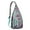 Greenish-blue-10, variant on Boho Mandala Sling Backpack&nbsp;- Ethnic Tribal Print Crossbody Bag, Lightweight Geometric Pattern Pack for Travel & Daily Commute