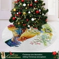 thumbnail image 6 of FMSHPON Easter Tree Skirt Colorful Eggs Bunny Xmas Christmas Tree Skirt Stand Mat for Holiday Party Decoration Indoor Outdoor 48 inches, 6 of 6