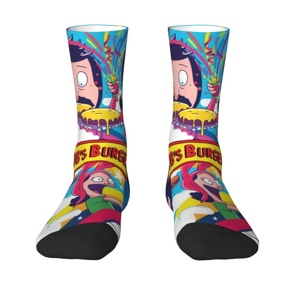 Bob's Burgers Socks Crew Novelty Socks Casual Dress Gifts For Men Women