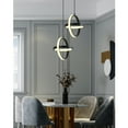 thumbnail image 3 of Modern Dimmable LED Pendant Light Fixture, Adjustable Height Simple Decorative Pendant Lighting, Geometric Shape Hanging Lamp, Minimalist Nordic Ceiling Chandelier for Kitchen Bar Bedside, 3 of 7