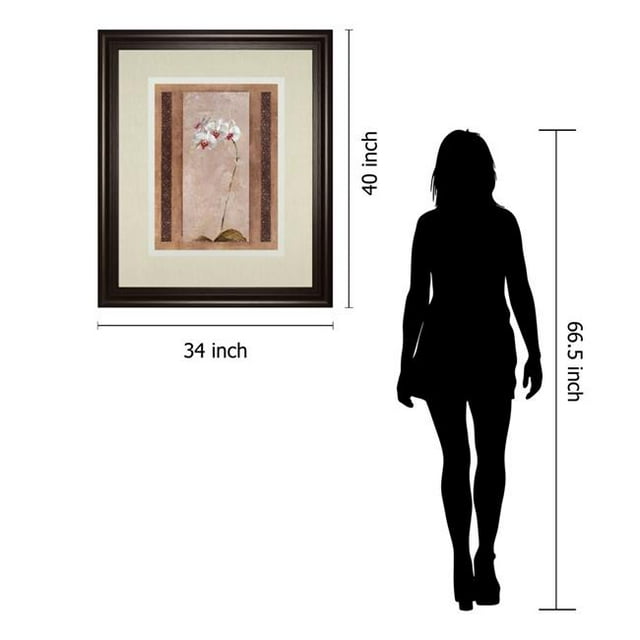 Art DM5897 Classy Art 34 x 40 Po Orchidée Contemporaine II Mural Encadré