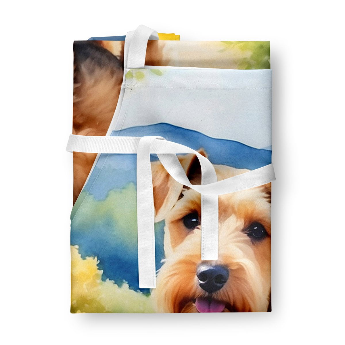 Lakeland Terrier Spring Path Apron 27 in x 30 in