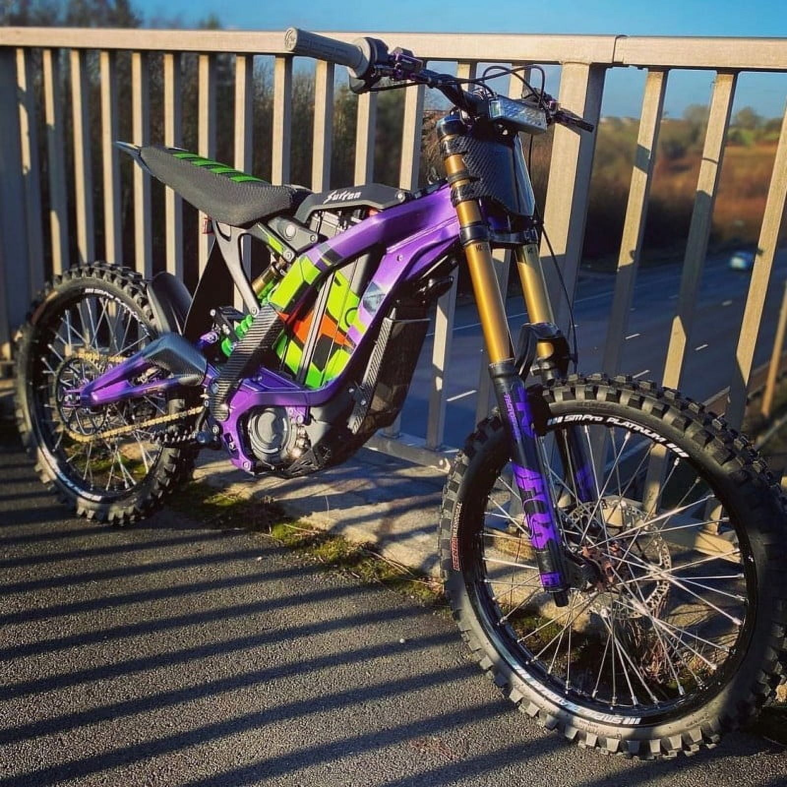 Surron Light Bee X Electric Dirt Bike, 6000W Peak Power Off-Road Motorbike, 46 MPH Max Speed, 60V 40Ah Battery, 75 Miles Range