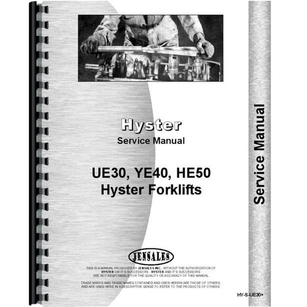 Hyster Ud30 Forklift Service Manual Walmart Com Walmart Com