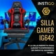 thumbnail image 2 of Silla Gamer Ergonómica IG642 Reclinable hasta 135°  Soporta hasta 120 kg con reposapies y Cojines para Soporte de Cuello y Lumbar Silla de Oficina y Escritorio Ejecutiva, 2 of 8