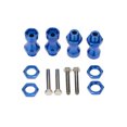 thumbnail image 2 of Adaptadores HEX RC de 12 mm a 17 mm confiable El neumático de rueda resistente actualización de la pieza de accesorios de accesorios de extensión para modificar azul oscuro 4 piezas Inevent FN001742-02, 2 of 7