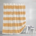 thumbnail image 4 of Shower Curtains for Bathroom-72"x72",Vintage Classic Stripes Waterproof Bath Curtain Grommet Shower Curtain Set with Hooks, 4 of 9