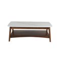 thumbnail image 4 of Luca Mid- Century Coffee Table Stone & Wooden Frame, 4 of 5