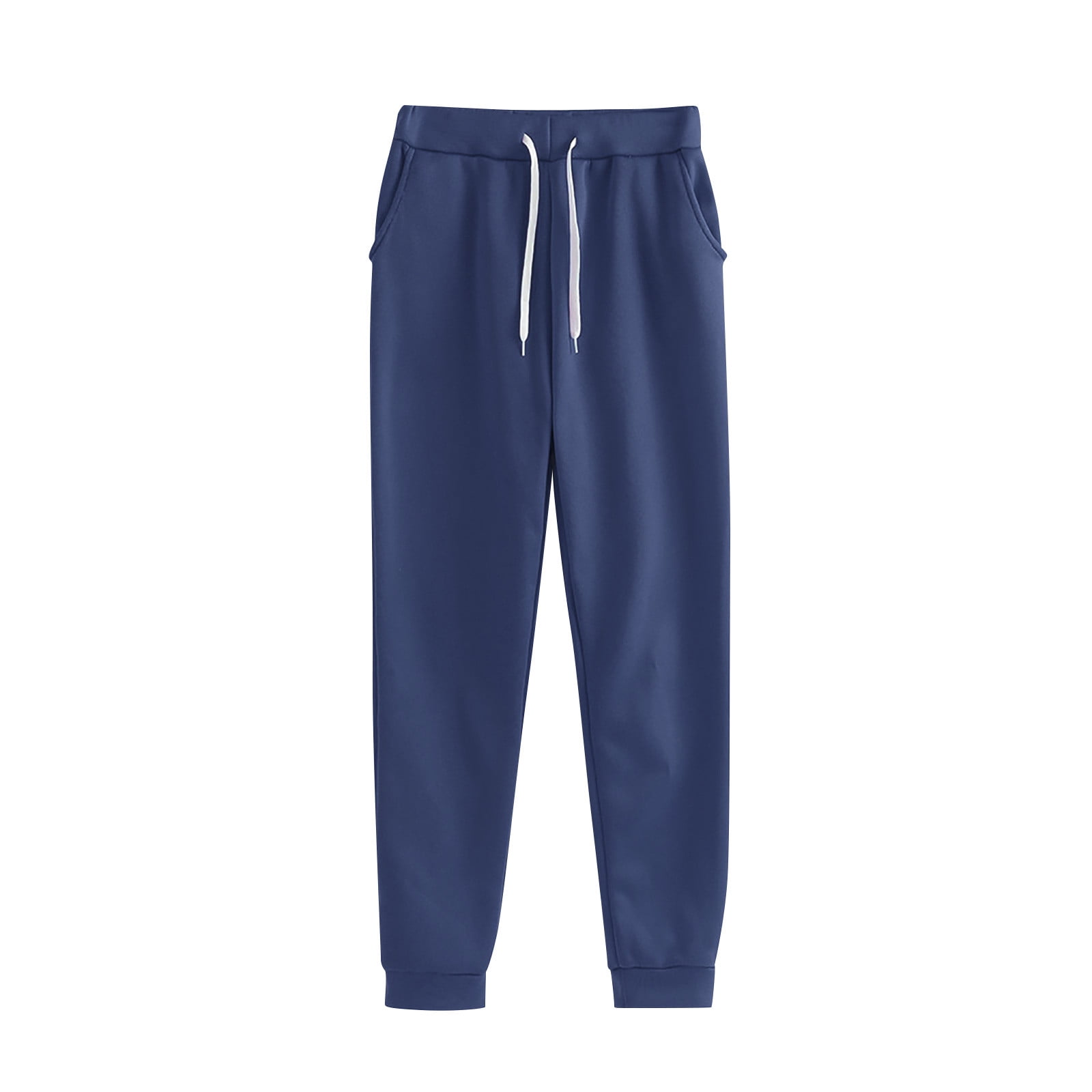 FAIWAD Women 2 Piece Outfits Casual Sweatsuit Hooded Sweatshirt Hoodie with Sweatpants Sport Outfits Jogger Set (Large, Dark Blue)