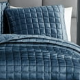 thumbnail image 3 of Riverbrook Home 3 Piece Quilt Set, Queen, Cobalt Blue, Lyndon, Polyfill, Adult, 3 of 8