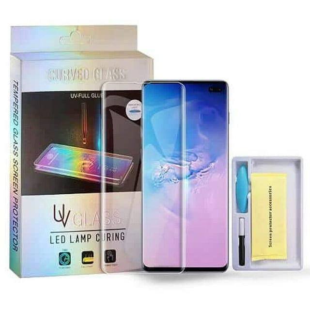 Samsung Protecteur d'Écran Galaxy S8 en Gel Liquide UV avec Film en Verre Trempé