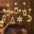 thumbnail image 2 of Battery Operated LED Christmas Hanging Window Lights with Suction Cup Festive Decorative Indoor Outdoor Holiday Lights, 2 of 4