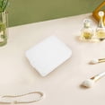 thumbnail image 3 of 3pcs Portable Travel Cotton Pad Holder Cotton Ball Dispenser for Cotton Swabs Small Plastic Storage Boxes with Lids Clear Small Boxes, 3 of 4