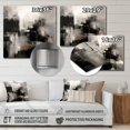 thumbnail image 4 of DESIGN ART Designart "Black Mid Century Fusion I" Modern Midcentury Metal Wall Art 36 in. wide x 36 in. high, 4 of 5