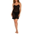 thumbnail image 4 of Smart & Sexy Women's Sheer Mesh & Lace Trim Chemise Lingerie Set, 4 of 5
