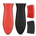 thumbnail image 3 of BUYISI 8Pcs Silicone Pan Handle And Pot Grips Heat Resistant Cover For Frying Skillet, 3 of 7
