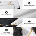 thumbnail image 6 of Black Marble Outdoor Rug for Patio/Deck/Porch, Non-Slip Large Area Rug 5 x 7 Ft, Luxury Gold White Abstract Cracks Artwork Indoor Outdoor Rugs Washable Area Rugs, Reversible Camping Rug Carpet Runner, 6 of 8