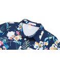 thumbnail image 3 of Arshiner Boys Hawaiian Tropical Short Sleeve Button Down Shirt for 4-14 Y | Kid Summer Casual Floral Beach Shirts with Chest Pocket for School Vacation, 3 of 6