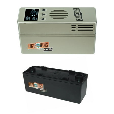 Cigar Oasis Electronic - Cigar Oasis EXCEL 3.0 Electronic Humidifier (4 cu. ft.) with Refill Cartridge