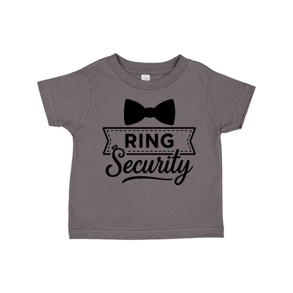 Inktastic Ring Security Funny Wedding Bowtie Boys Toddler T-Shirt
