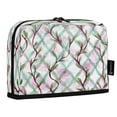 thumbnail image 2 of Standing Pencil Case with Base Large Capacity Stationery Pouch Pen Bag with Zipper for Women Men Mint Green Vines, 2 of 7